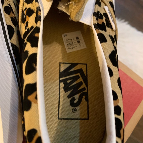 Vans Women's Leopard Slip-On Sneakers - Picture 7 of 10